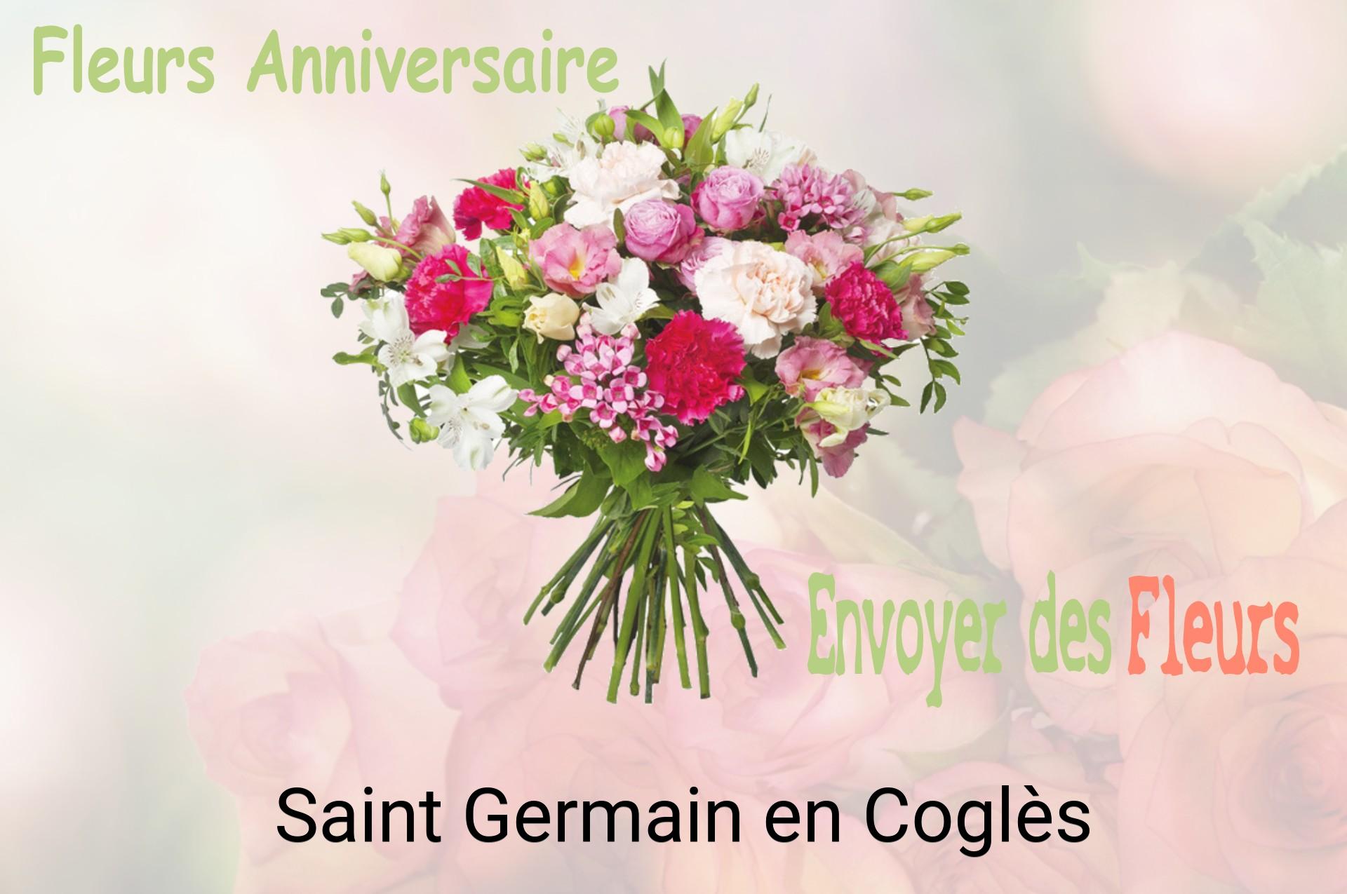 Bouquet de fleurs d’anniversaire livré à Saint-Germain-en-Coglès