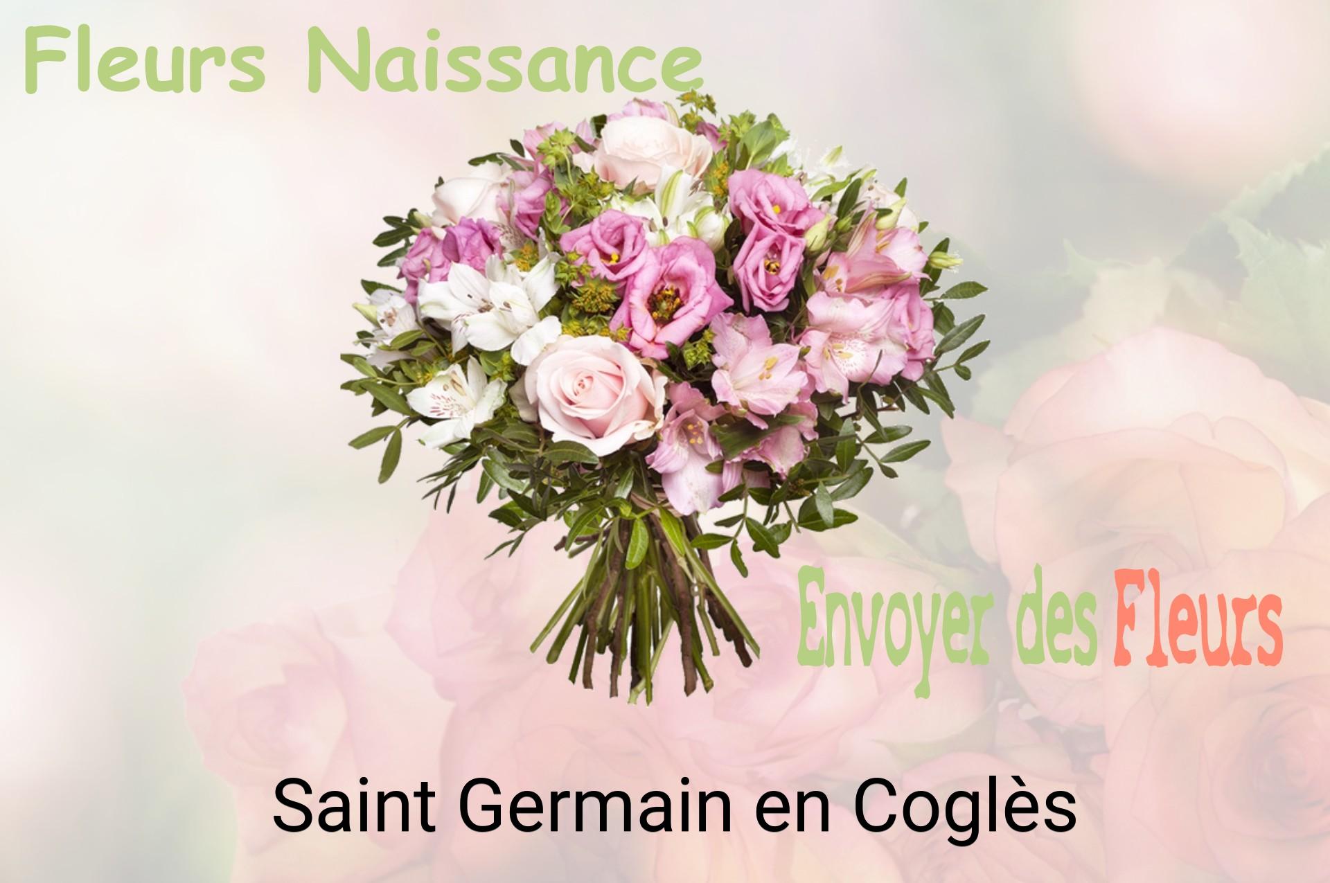 Bouquet de fleurs de naissance livré à Saint-Germain-en-Coglès